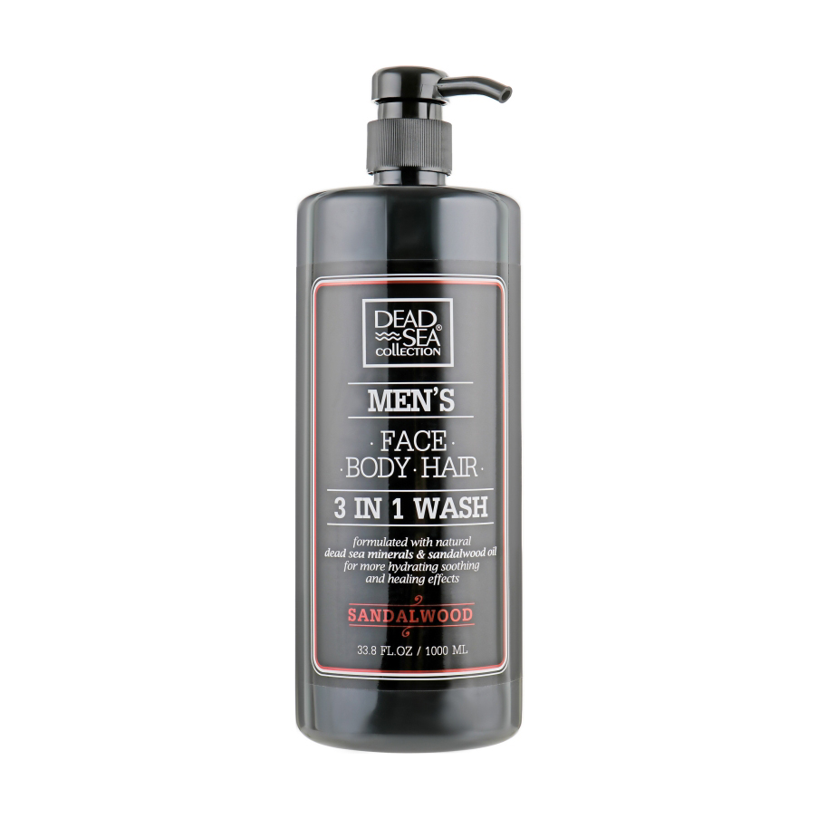 Уцінка! Чоловічий гель для душу, волосся та обличчя Dead Sea Collection Men's Sandalwood Face Body Hair 3 Іn 1 Wash, 1 л
Уцінка! Чоловічий гель для душу, волосся та обличчя Dead Sea Collection Men's Sandalwood Face Body Hair 3 Іn 1 Wash, 1 л