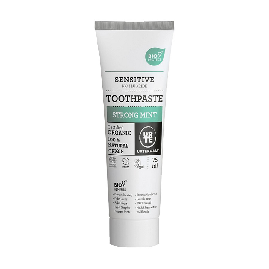 Уцінка! Органічна зубна паста Urtekram Sensitive Strong Mint Organic Toothpaste Сильна м'ята, 75 мл
Уцінка! Органічна зубна паста Urtekram Sensitive Strong Mint Organic Toothpaste Сильна м'ята, 75 мл