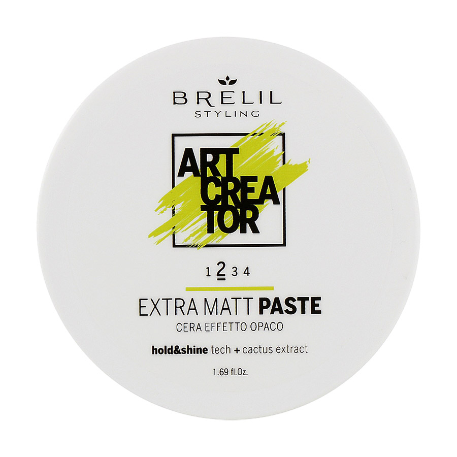 Паста для укладання волосся Brelil Styling Art Creator Extra Matt Paste з екстраматовим ефектом, 50 мл
Паста для укладання волосся Brelil Styling Art Creator Extra Matt Paste з екстраматовим ефектом, 50 мл
