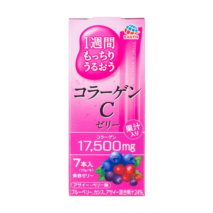 Японський питний колаген у формі желе Earth Collagen C Jelly зі смаком лісових ягід, на 7 днів, 70 г
Японський питний колаген у формі желе Earth Collagen C Jelly зі смаком лісових ягід, на 7 днів, 70 г