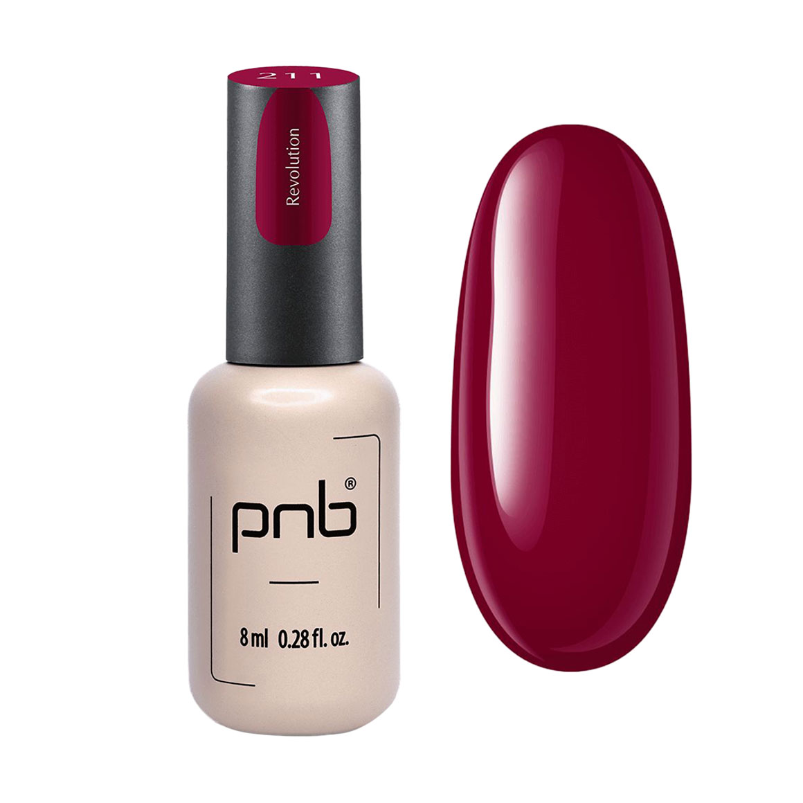 Гель-лак для нігтів PNB Gel Polish UV/LED 211 Revolution, 8 мл