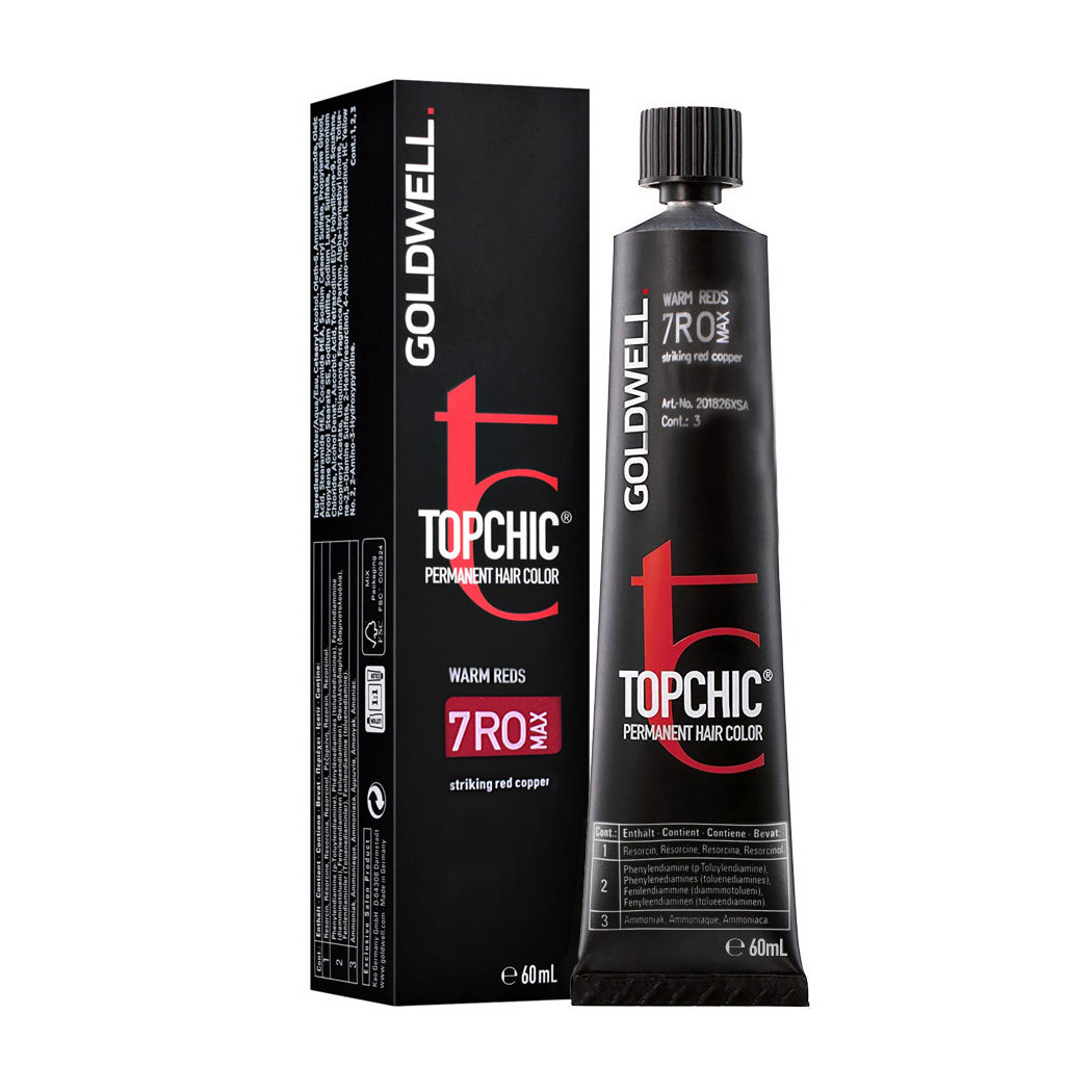 Уцінка! Стійка професійна фарба для волосся Goldwell Topchic Permanent Hair Color 7RO MAX Striking Red Copper, 60 мл
Уцінка! Стійка професійна фарба для волосся Goldwell Topchic Permanent Hair Color 7RO MAX Striking Red Copper, 60 мл