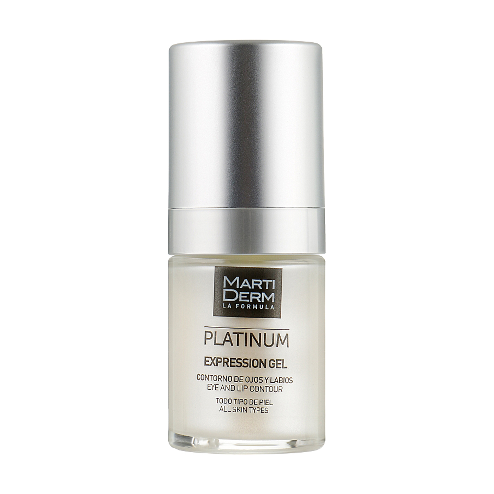 Уцінка! Гель для контуру очей і губ MartiDerm Platinum Expression Gel Eye and Lips, 15 мл
Уцінка! Гель для контуру очей і губ MartiDerm Platinum Expression Gel Eye and Lips, 15 мл