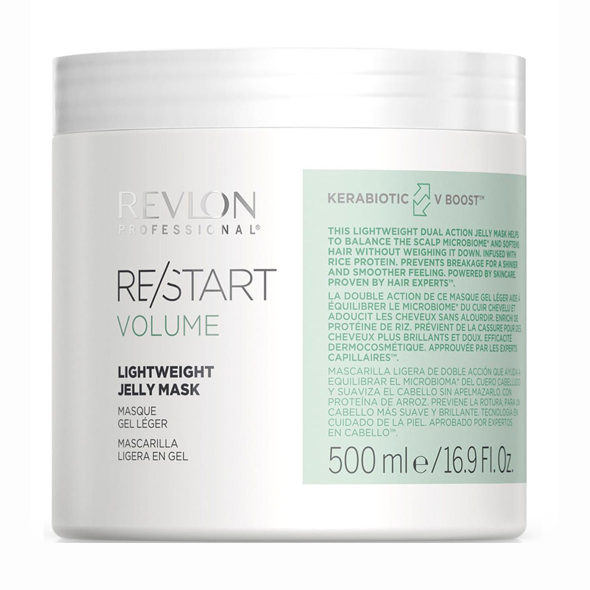 Маска для об'єму волосся Revlon Professional Restart Volume Lightweight Jelly Mask, 500 мл
Маска для об'єму волосся Revlon Professional Restart Volume Lightweight Jelly Mask, 500 мл