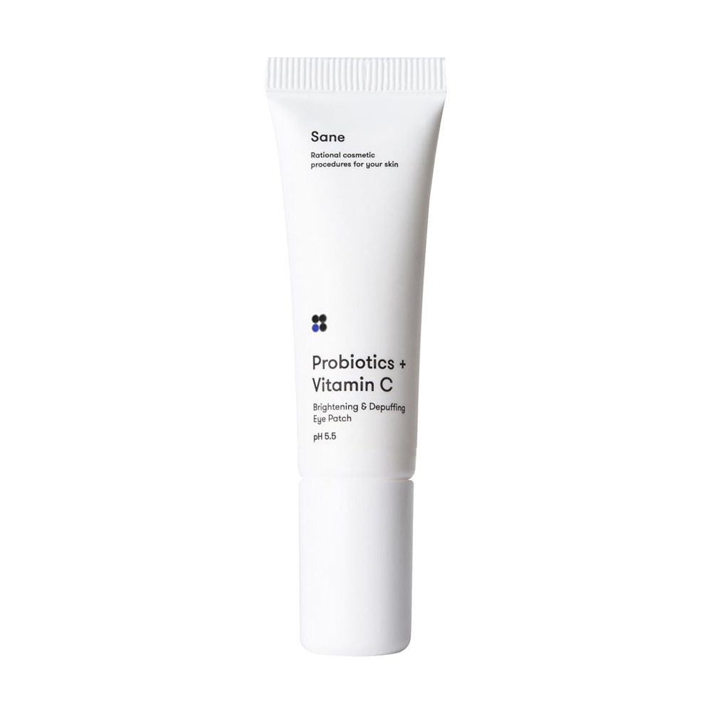 Рідкі патчі для шкіри навколо очей Sane Probiotics + Vitamin C Brightening & Depuffing Eye Patch з пробіотиками та вітаміном С, 10 мл
Рідкі патчі для шкіри навколо очей Sane Probiotics + Vitamin C Brightening & Depuffing Eye Patch з пробіотиками та вітаміном С, 10 мл