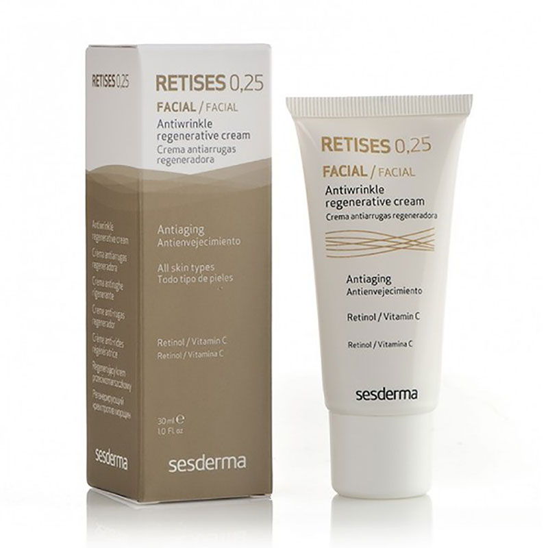 Регенеруючий крем проти зморшок Sesderma Retises 0.25% Antiwrinkle Regenerative Cream, 30 мл
Регенеруючий крем проти зморшок Sesderma Retises 0.25% Antiwrinkle Regenerative Cream, 30 мл