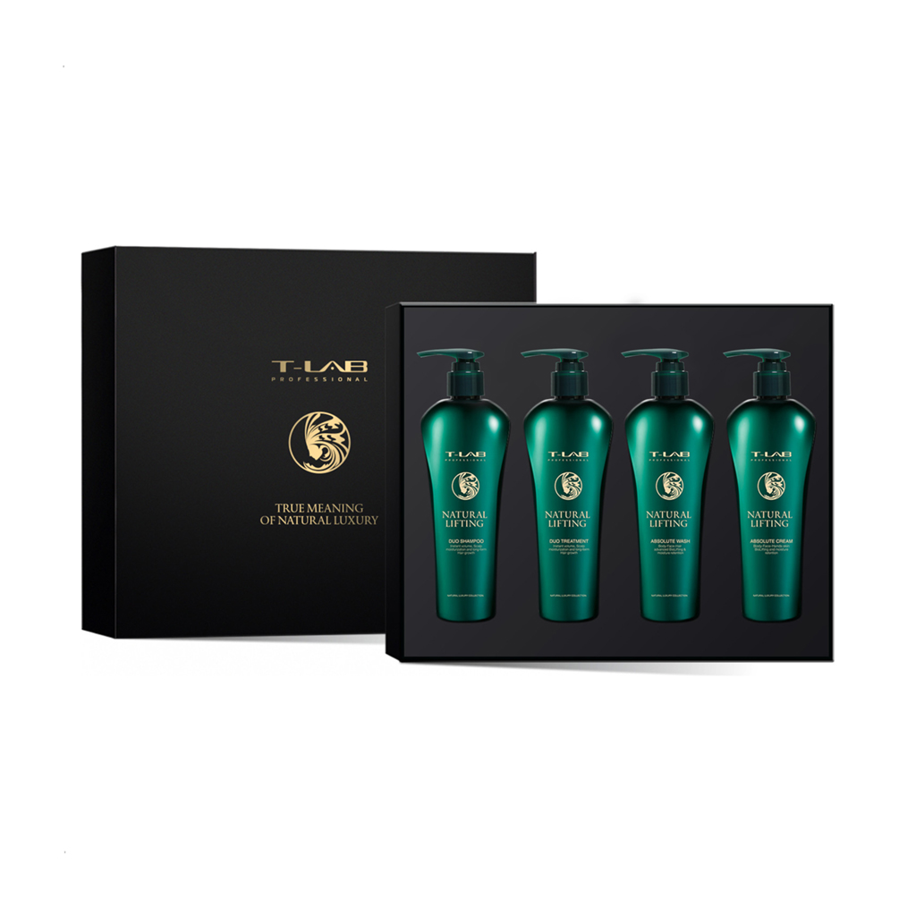 Уцінка! Набір для волосся та тіла T-LAB Professional Natural Lifting Sculptured, 4 предмети
Уцінка! Набір для волосся та тіла T-LAB Professional Natural Lifting Sculptured, 4 предмети