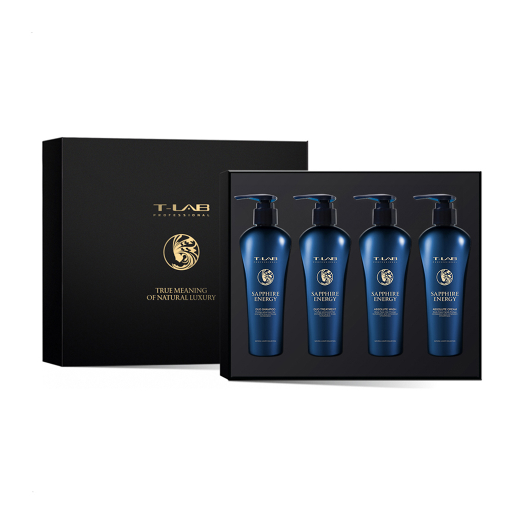 Уцінка! Набір для волосся та тіла T-LAB Professional Sapphire Energy Magical, 4 предмети
Уцінка! Набір для волосся та тіла T-LAB Professional Sapphire Energy Magical, 4 предмети