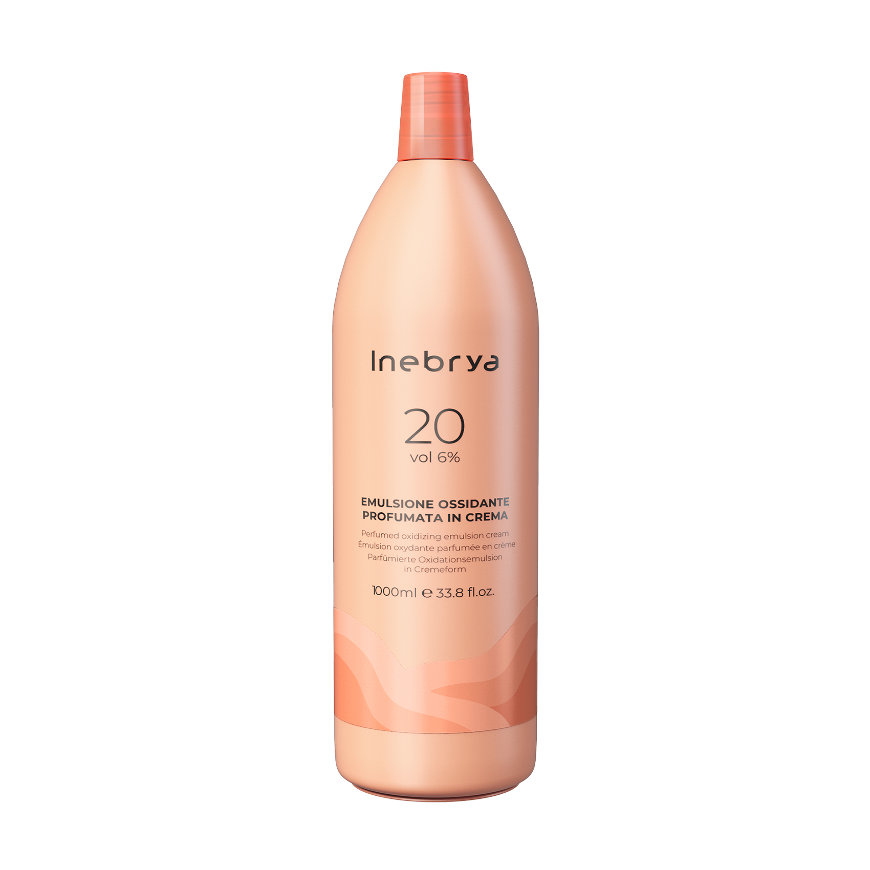 Окислювальна емульсія для фарбування волосся Inebrya Oxidizing Perfumed Emulsion Cream 6% (20 Vol), 1 л
Окислювальна емульсія для фарбування волосся Inebrya Oxidizing Perfumed Emulsion Cream 6% (20 Vol), 1 л