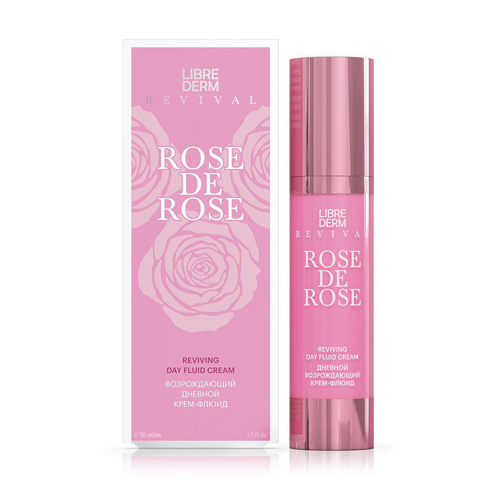 Крем-флюїд для обличчя Librederm Rose De Ros Reviving Day Fluid Cream відроджувальний, денний, 50 мл
Крем-флюїд для обличчя Librederm Rose De Ros Reviving Day Fluid Cream відроджувальний, денний, 50 мл