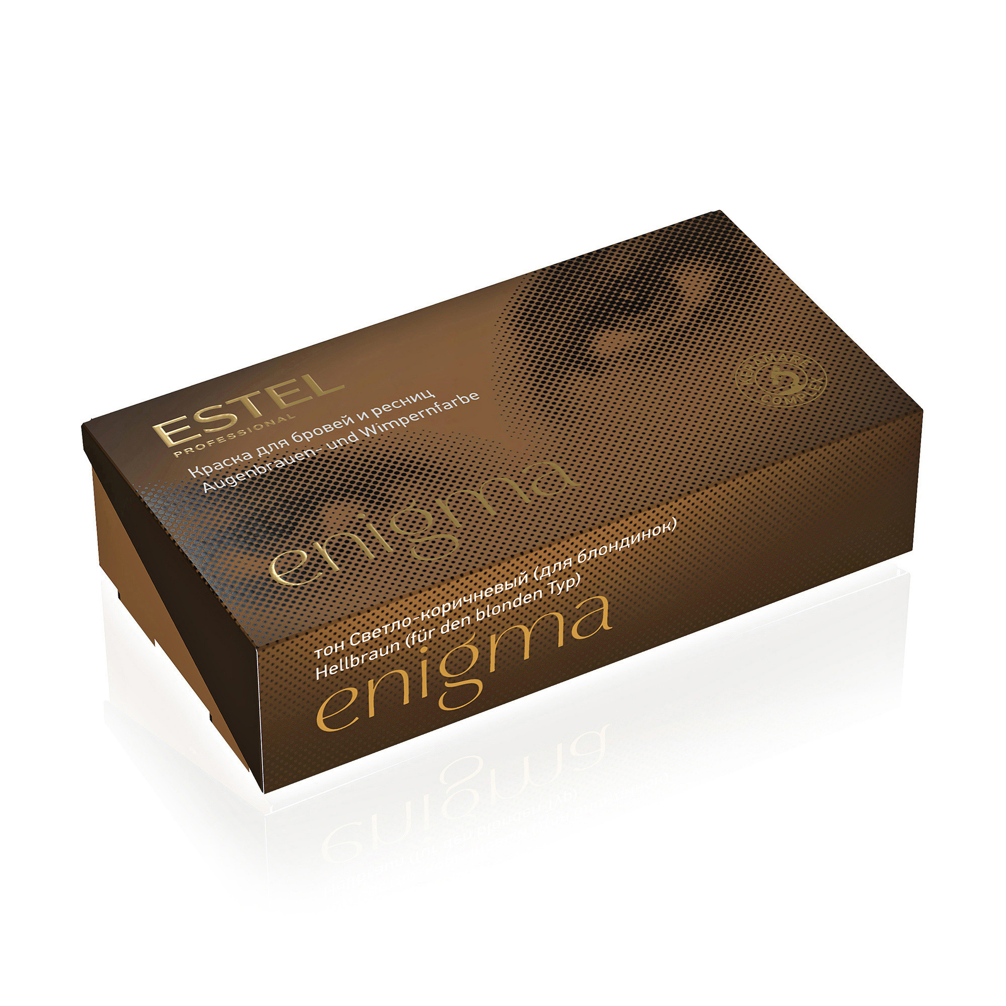 Фарба для брів та вій Estel Professional Enigma, тон світло коричневий (для блондинок), 40 мл
Фарба для брів та вій Estel Professional Enigma, тон світло коричневий (для блондинок), 40 мл