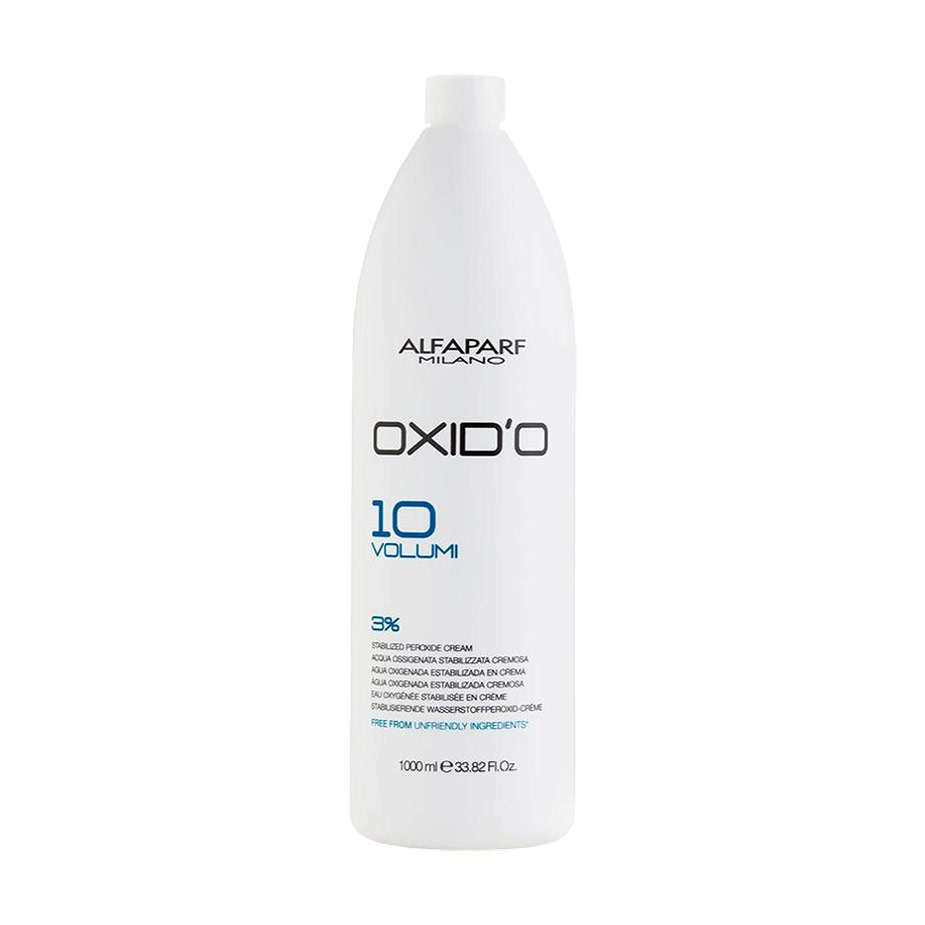 Окислювальна емульсія для фарбування волосся Alfaparf Oxido Stabilized Peroxide Cream 3% (10 Vol), 1 л
Окислювальна емульсія для фарбування волосся Alfaparf Oxido Stabilized Peroxide Cream 3% (10 Vol), 1 л