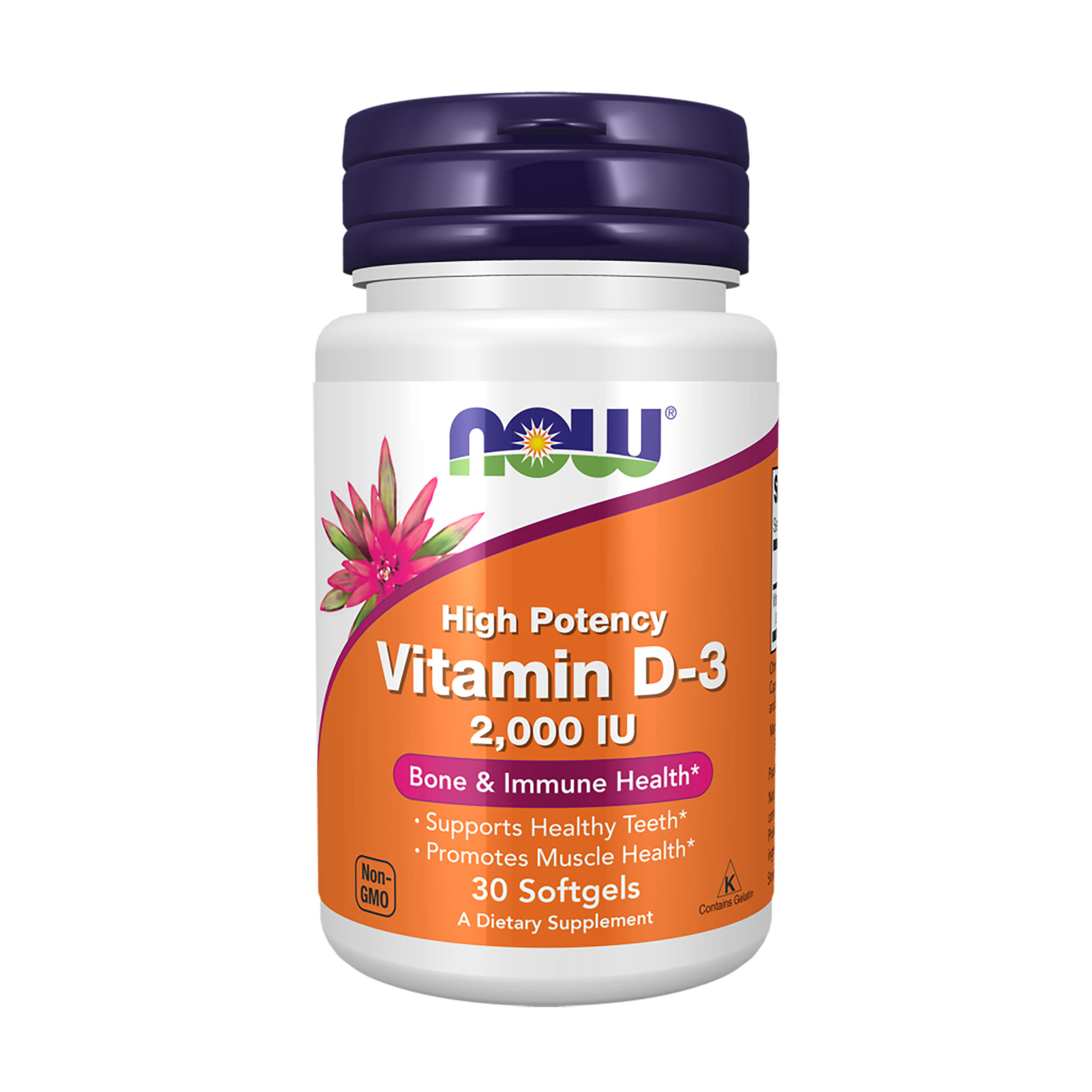 Вітамін Д3 Now Foods Vitamin D3 2000 МО, 30 капсул
Вітамін Д3 Now Foods Vitamin D3 2000 МО, 30 капсул