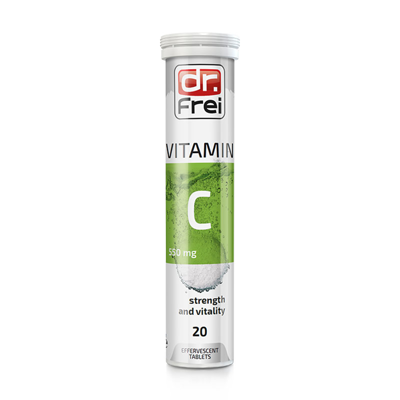 Вiтaмiн С Dr. Frei Vitamin С 550 мг, 20 шипучих таблеток
Вiтaмiн С Dr. Frei Vitamin С 550 мг, 20 шипучих таблеток