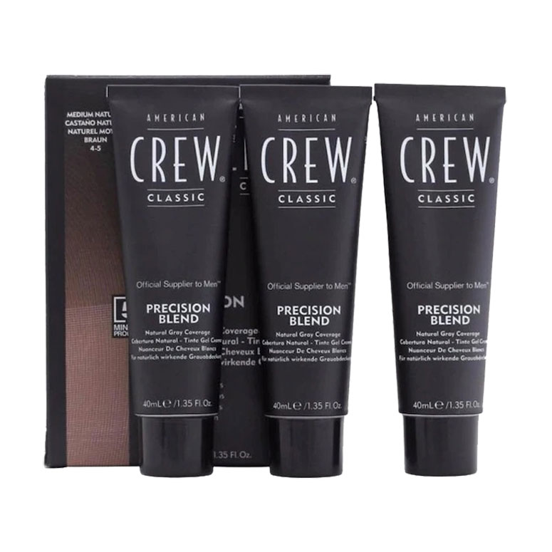 Чоловіча система маскування сивини American Crew Precision Blend Medium Natural (рівень 4-5), 120 мл
Чоловіча система маскування сивини American Crew Precision Blend Medium Natural (рівень 4-5), 120 мл