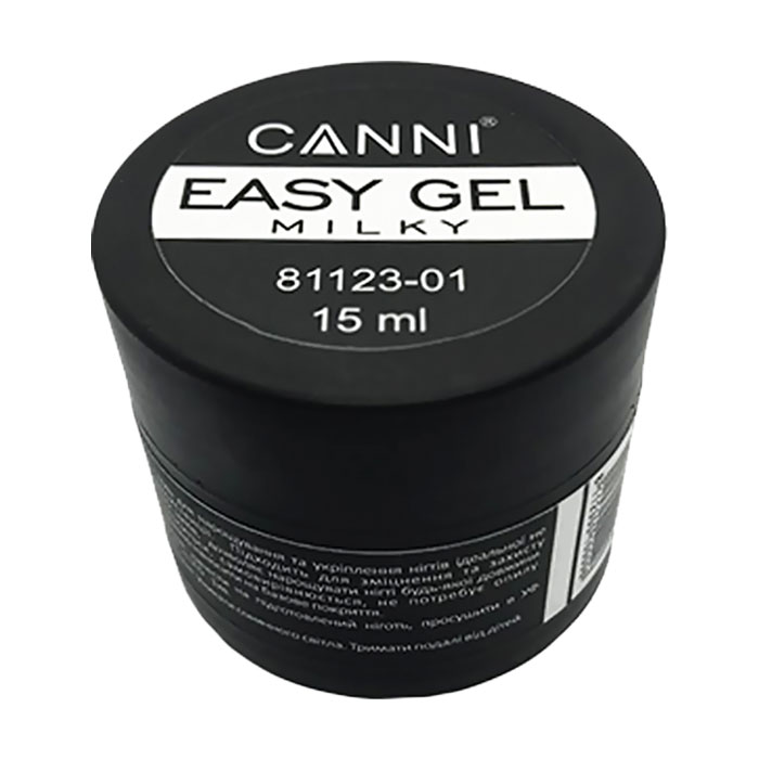 Уцінка! Гель для нарощування і зміцнення нігтів Canni Easy gel 01 Milky, 15 мл
Уцінка! Гель для нарощування і зміцнення нігтів Canni Easy gel 01 Milky, 15 мл