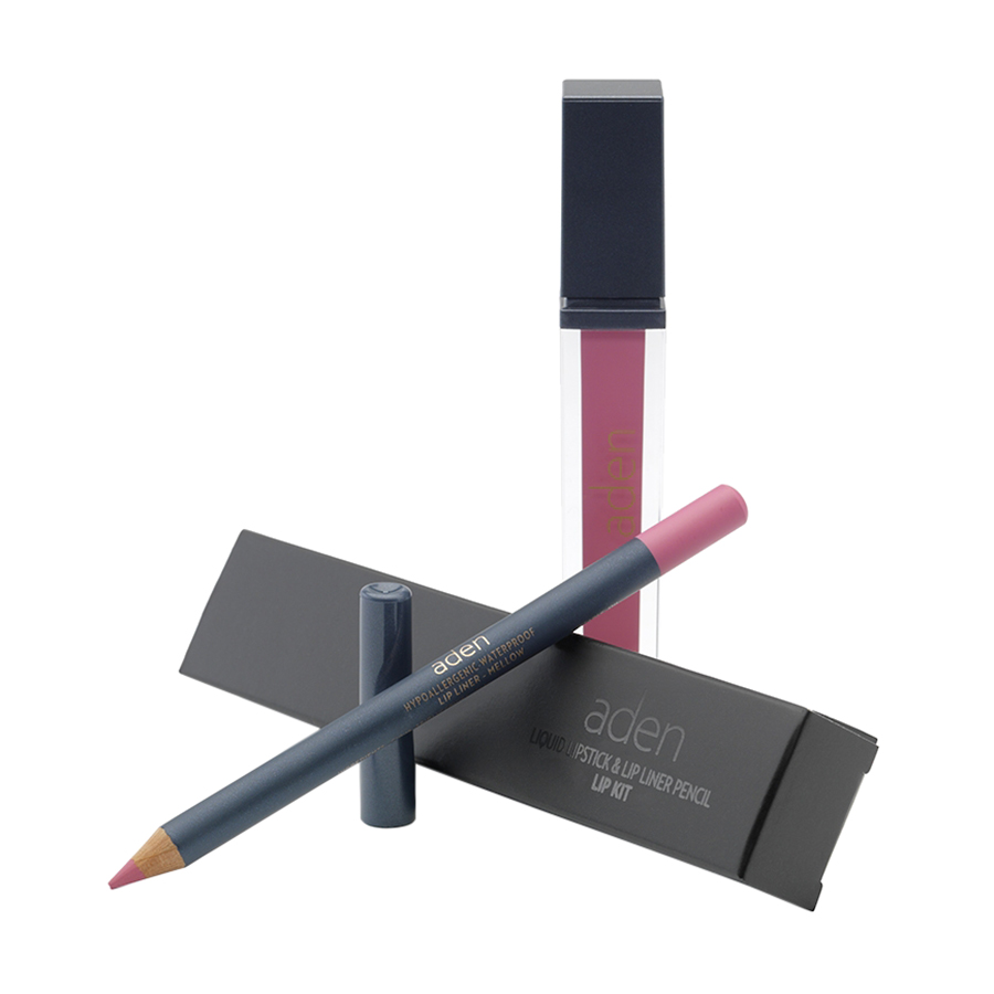 Набір для макіяжу губ Aden Cosmetics 20 American Beauty (матова помада, 7 мл + олівець, 1.14 г)
Набір для макіяжу губ Aden Cosmetics 20 American Beauty (матова помада, 7 мл + олівець, 1.14 г)