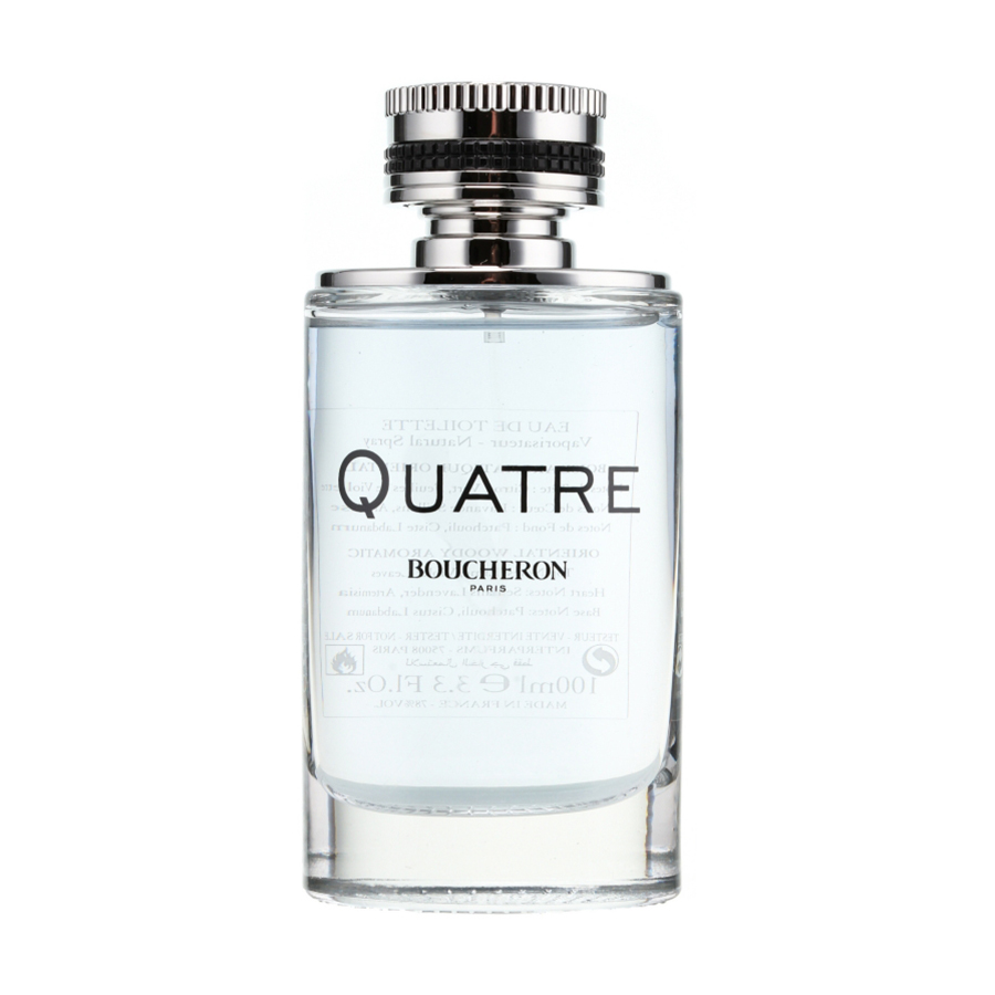 Boucheron Quatre Pour Homme Туалетна вода чоловіча, 100 мл (ТЕСТЕР)
Boucheron Quatre Pour Homme Туалетна вода чоловіча, 100 мл (ТЕСТЕР)
