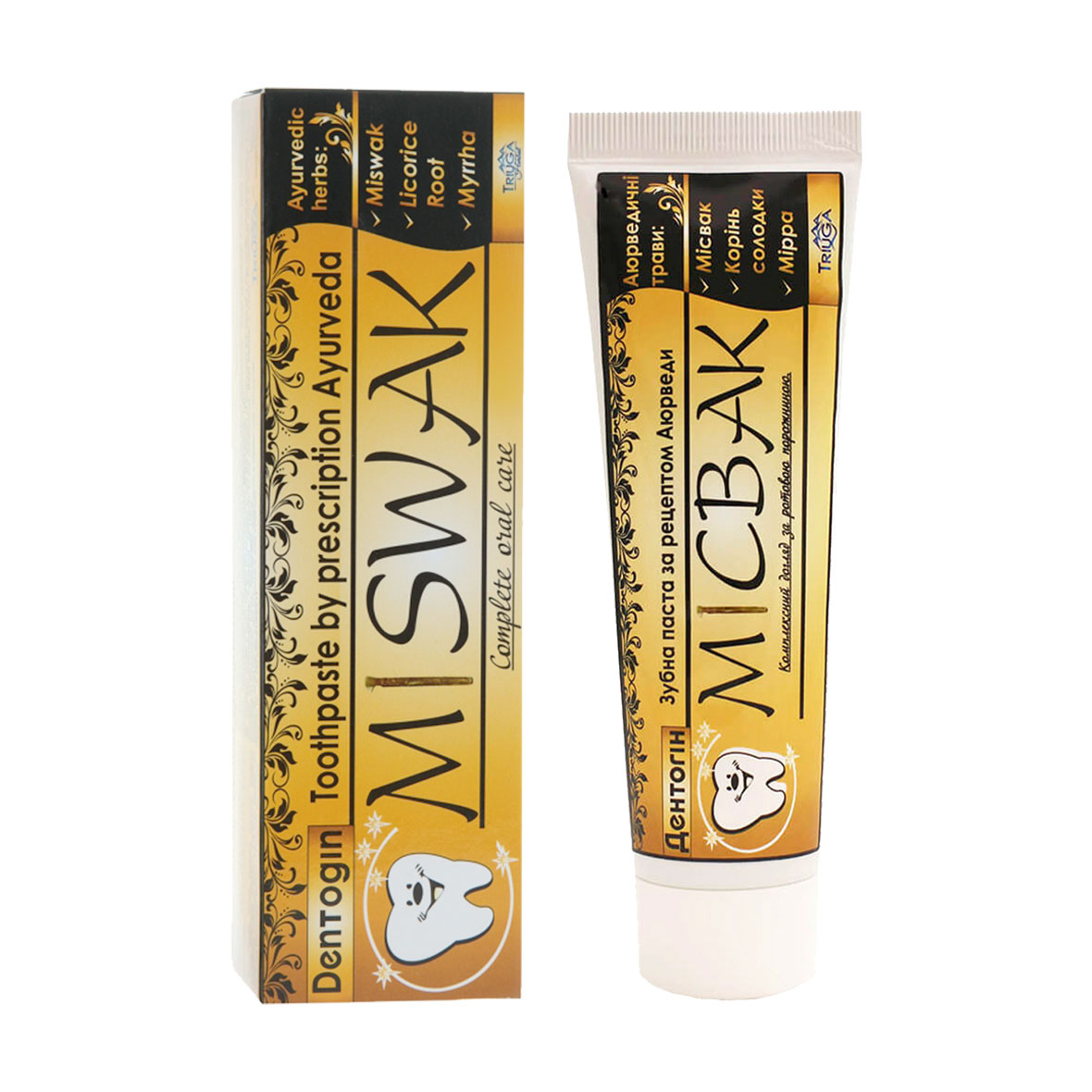 Уцінка! Зубна паста Triuga Місвак на основі аюрведичних трав, 100 г
Уцінка! Зубна паста Triuga Місвак на основі аюрведичних трав, 100 г