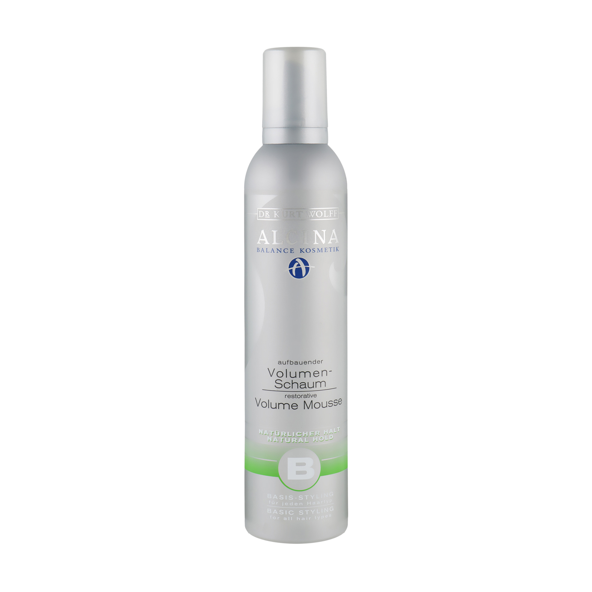 Пiнка для об'єму волосся Alcina B Restorative Volume Mousse для природної фiксацiї, 300 мл
Пiнка для об'єму волосся Alcina B Restorative Volume Mousse для природної фiксацiї, 300 мл