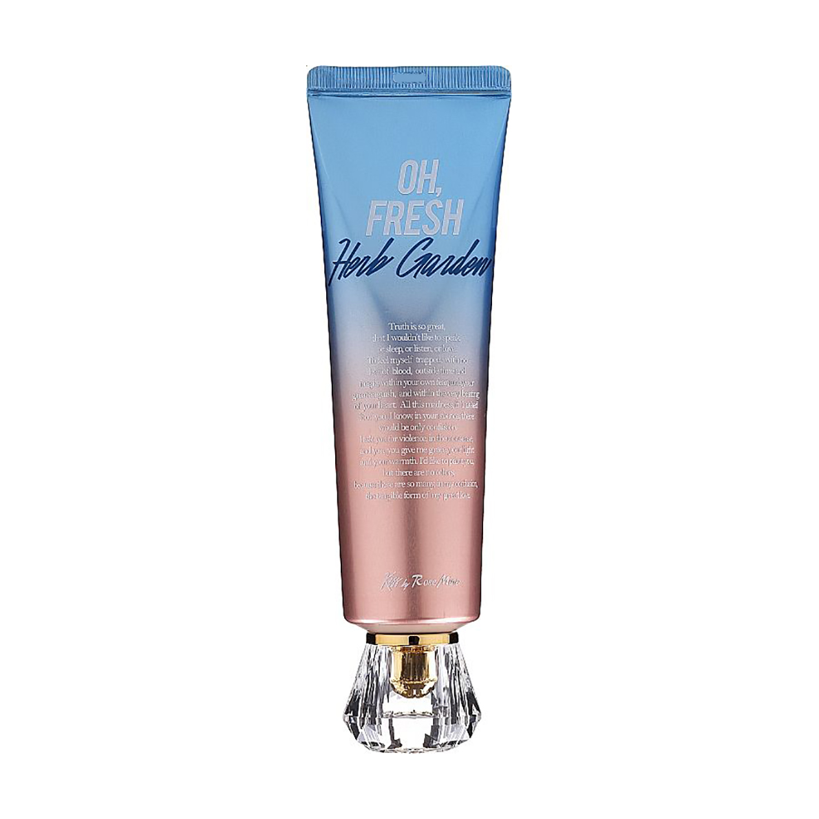 Уцінка! Парфумований крем для тіла Kiss by Rosemine Fragrance Cream Oh, Fresh Herb Garden зі свіжим трав'яним ароматом, 140 мл
Уцінка! Парфумований крем для тіла Kiss by Rosemine Fragrance Cream Oh, Fresh Herb Garden зі свіжим трав'яним ароматом, 140 мл