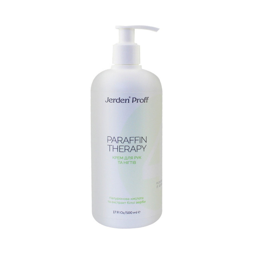 Крем для рук та нігтів Jerden Proff АВС Paraffin Therapy 4 Гіалуронова кислота та екстракт Білої Верби, 500 мл
Крем для рук та нігтів Jerden Proff АВС Paraffin Therapy 4 Гіалуронова кислота та екстракт Білої Верби, 500 мл