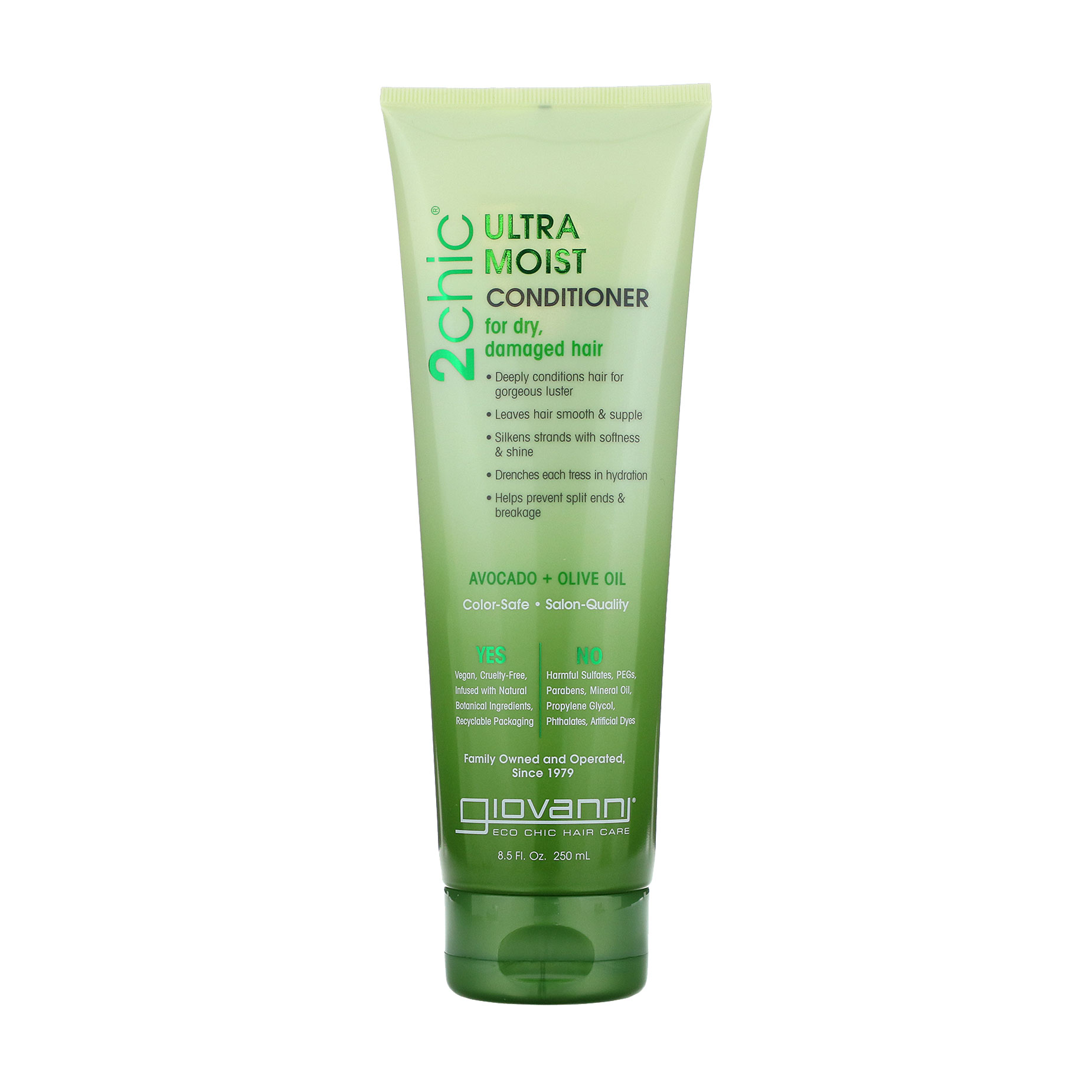 Зволожувальний кондиціонер Giovanni 2chic Ultra-Moist Conditioner Avocado & Olive Oil для сухого та пошкодженого волосся, 250 мл
Зволожувальний кондиціонер Giovanni 2chic Ultra-Moist Conditioner Avocado & Olive Oil для сухого та пошкодженого волосся, 250 мл