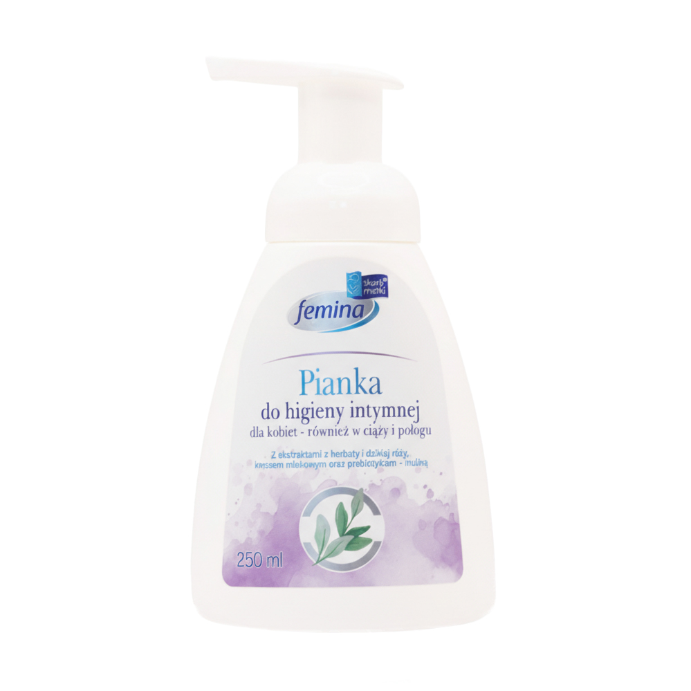 Піна для інтимної гігієни Skarb Matki Femina Intimate Hygiene Foam, 250 мл
Піна для інтимної гігієни Skarb Matki Femina Intimate Hygiene Foam, 250 мл