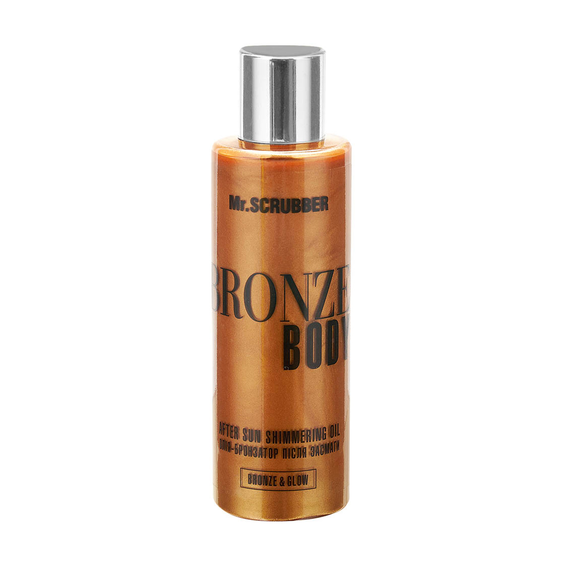 Олія-бронзатор після засмаги Mr.Scrubber Bronze Body Bronze & Glow After Sun Shimmering Oil, 100 мл
Олія-бронзатор після засмаги Mr.Scrubber Bronze Body Bronze & Glow After Sun Shimmering Oil, 100 мл