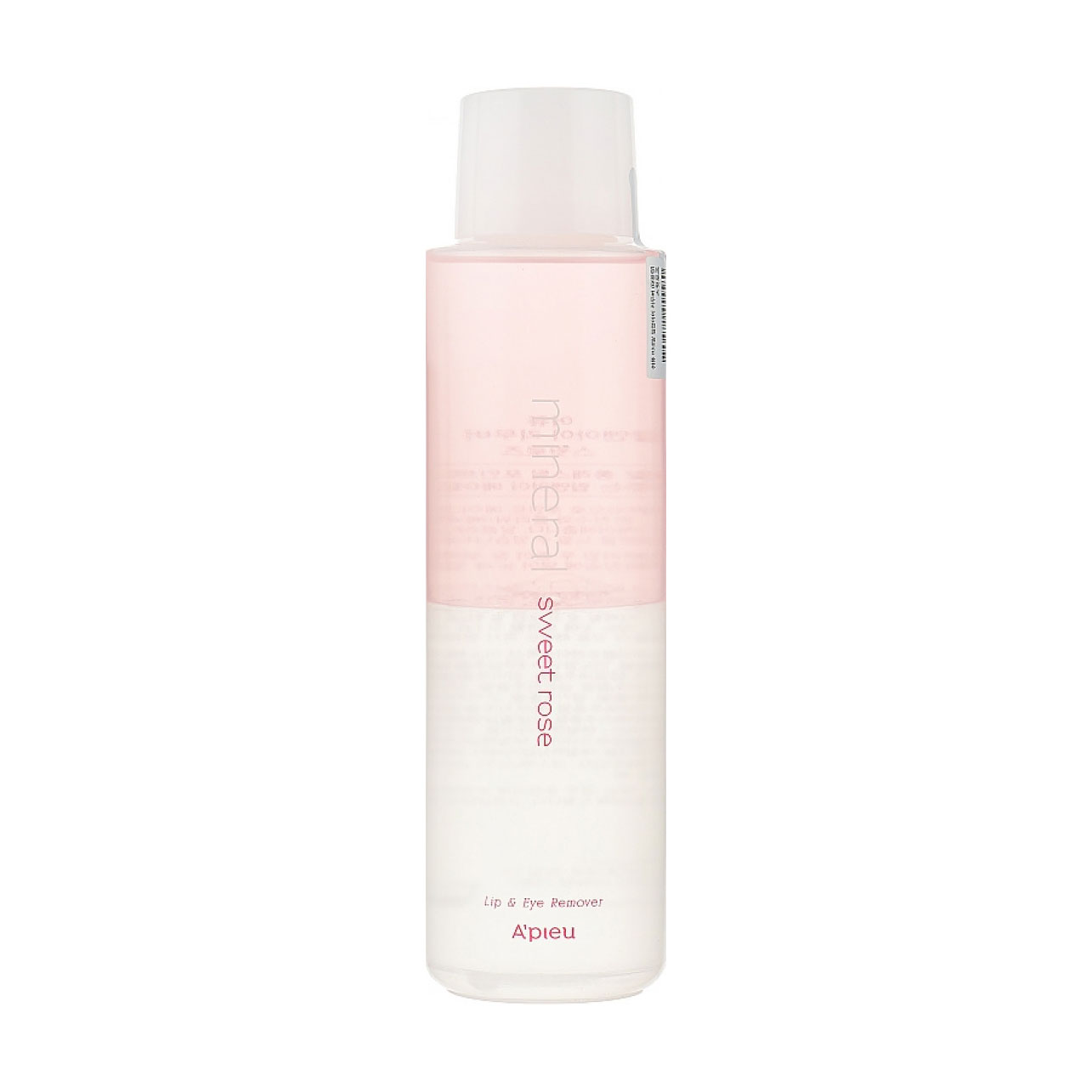Двофазний засіб для зняття макіяжу з очей та губ A'pieu Mineral Lip & Eye Make-up Remover Sweet Rose Солодка троянда, 250 мл
Двофазний засіб для зняття макіяжу з очей та губ A'pieu Mineral Lip & Eye Make-up Remover Sweet Rose Солодка троянда, 250 мл