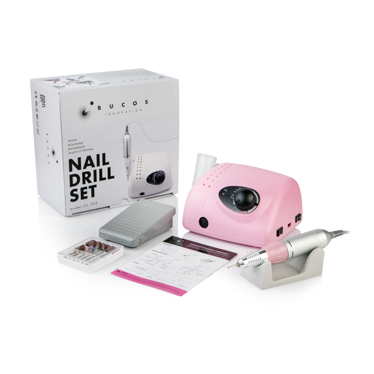 Фрезер BUCOS Nail Drill ZS-705 35000 обертів, Рожевий, 65 Вт
Фрезер BUCOS Nail Drill ZS-705 35000 обертів, Рожевий, 65 Вт