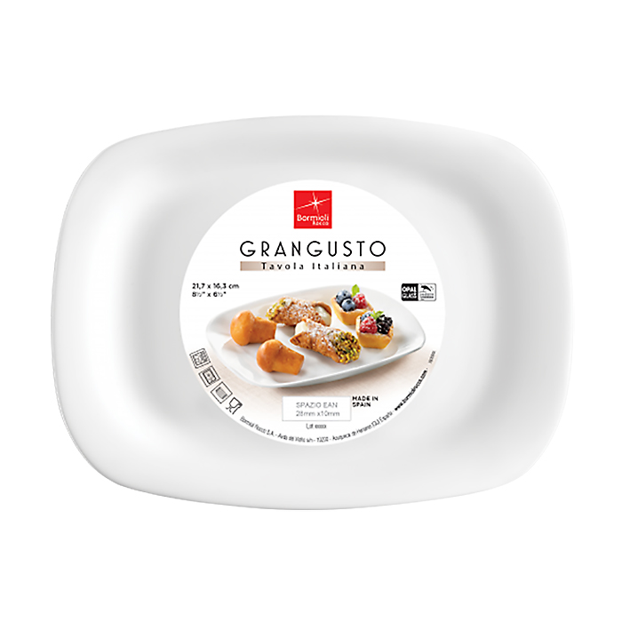 Блюдо прямокутне Bormioli Rocco Grangusto 22*16 см (431242FTB121990)
Блюдо прямокутне Bormioli Rocco Grangusto 22*16 см (431242FTB121990)