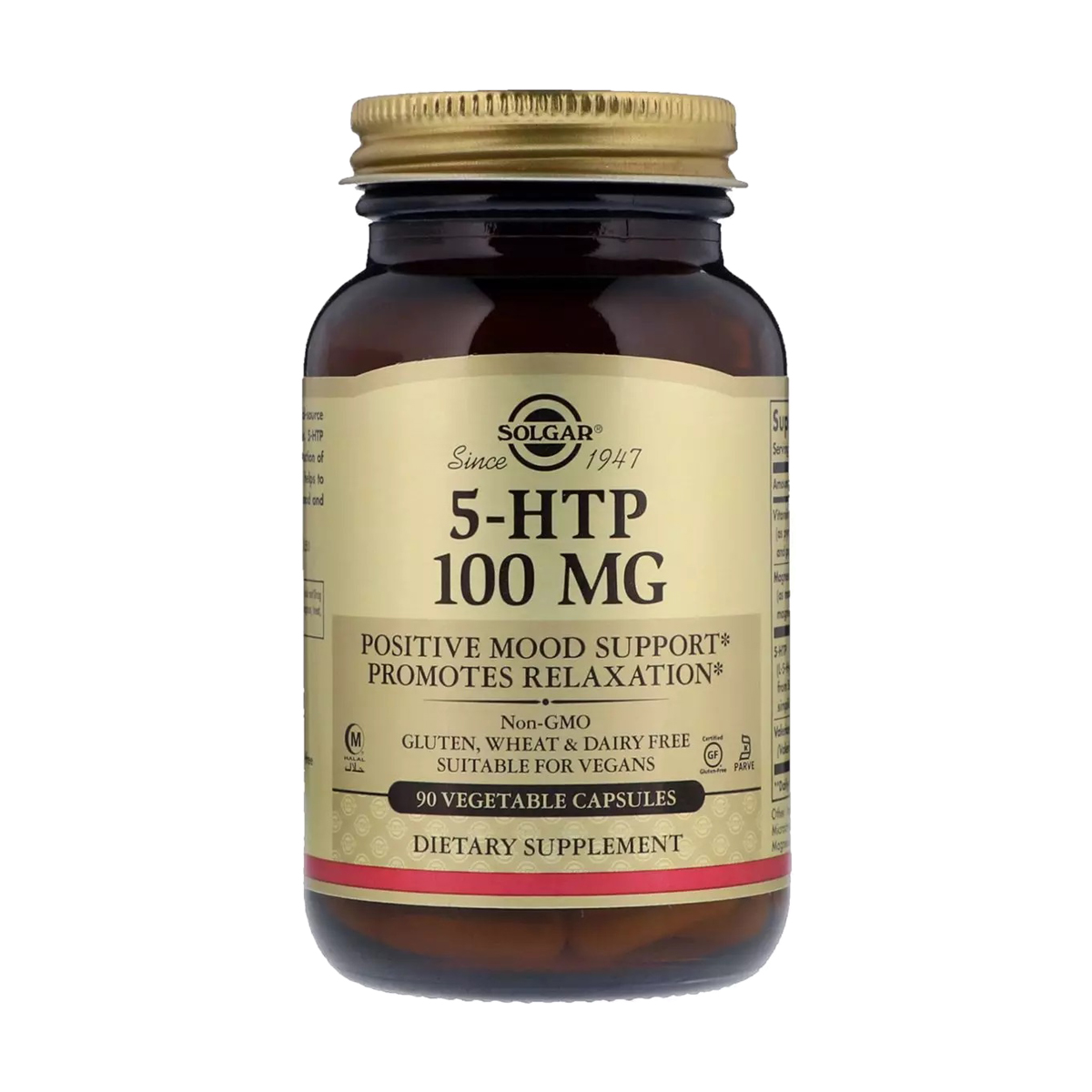 5-Гідрокситриптофан Solgar 5-HTP 100 мг, 90 капсул
5-Гідрокситриптофан Solgar 5-HTP 100 мг, 90 капсул