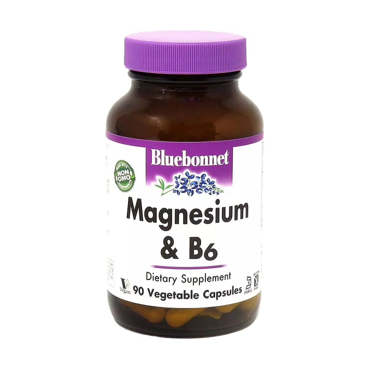 Магній та вітамін Б6 Bluebonnet Nutrition Magnesium With Vitamin В6, 90 вегетаріанських капсул
Магній та вітамін Б6 Bluebonnet Nutrition Magnesium With Vitamin В6, 90 вегетаріанських капсул