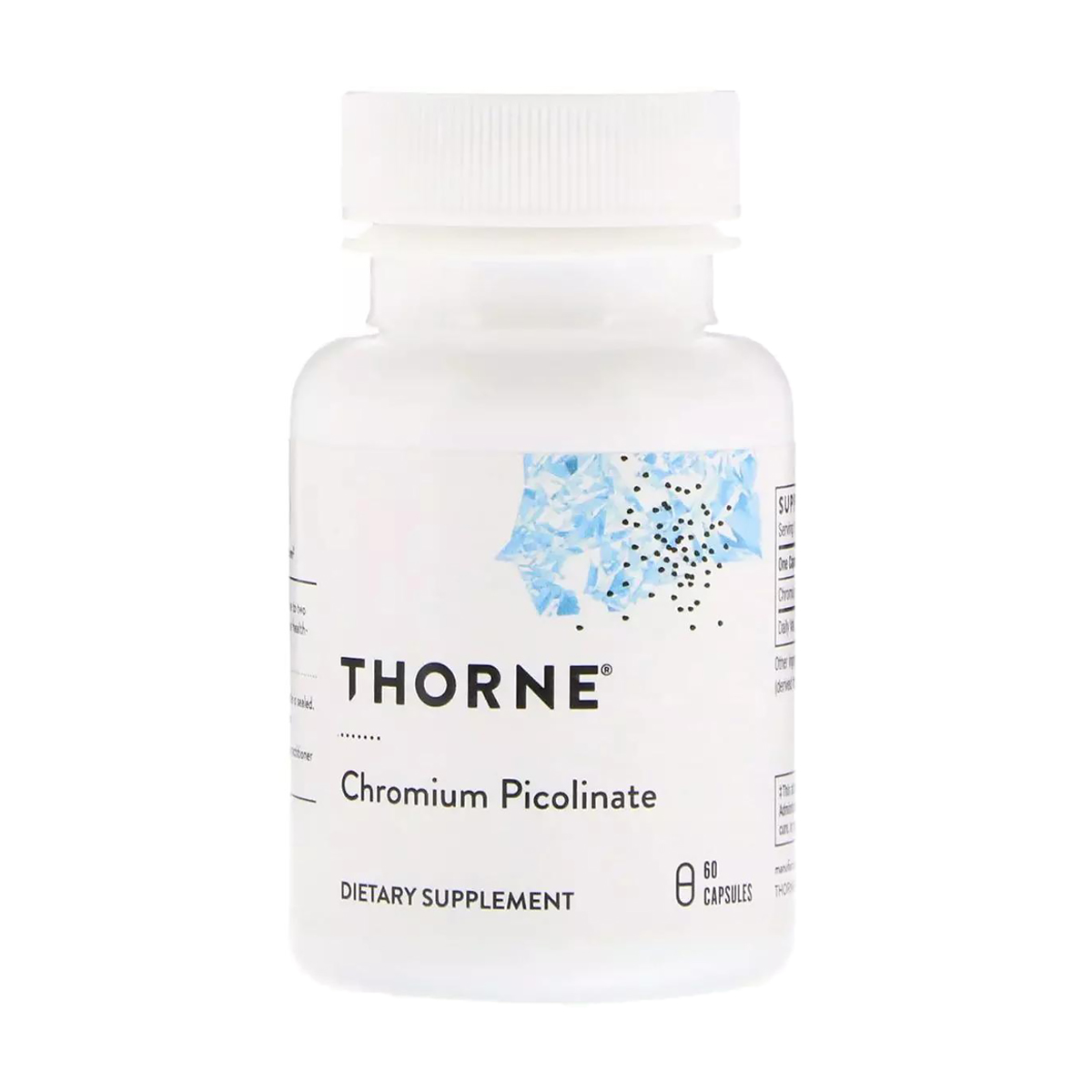 Піколінат хрому Thorne Research Chromium Picolinate, 60 капсул
Піколінат хрому Thorne Research Chromium Picolinate, 60 капсул