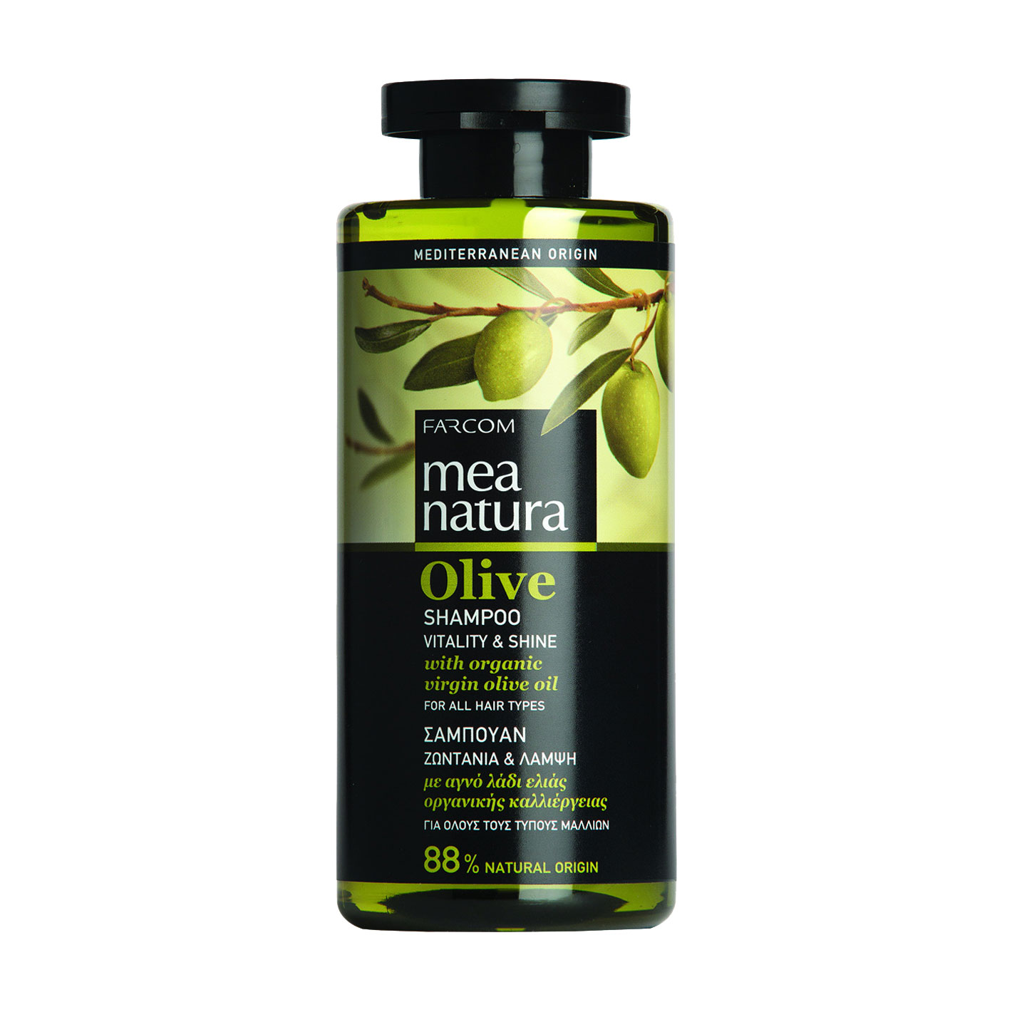 Шампунь Mea Natura Olive Shampoo Vitality & Shine для всіх типів волосся, з оливковою олією, 300 мл
Шампунь Mea Natura Olive Shampoo Vitality & Shine для всіх типів волосся, з оливковою олією, 300 мл