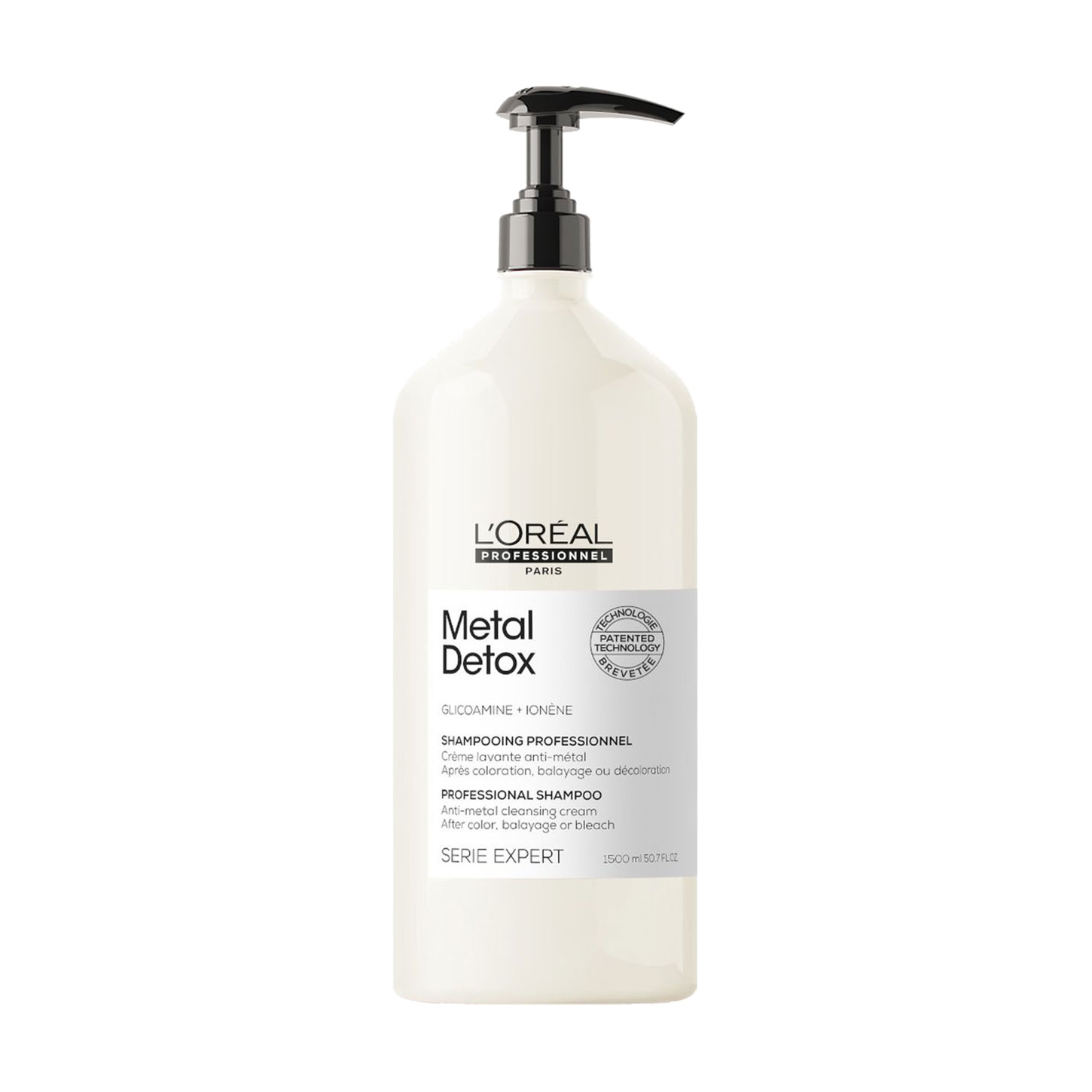 Шампунь для волосся L'Oreal Professionnel Serie Expert Metal Detox Shampoo після фарбування та освітлення, 1.5 л
Шампунь для волосся L'Oreal Professionnel Serie Expert Metal Detox Shampoo після фарбування та освітлення, 1.5 л