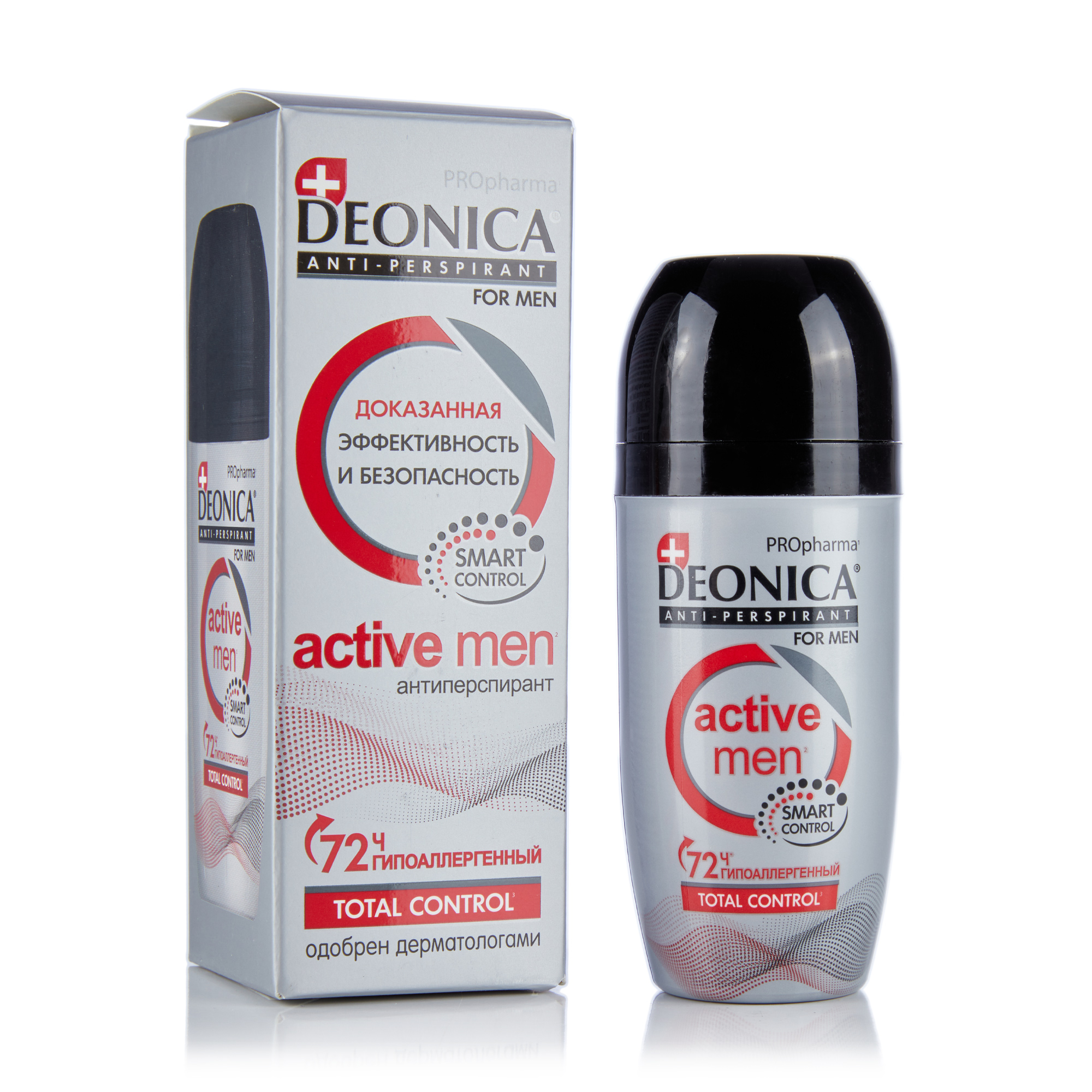 Чоловічий кульковий антиперспірант Deonica For Men PROpharma Active Total Control 72H, 50 мл
Чоловічий кульковий антиперспірант Deonica For Men PROpharma Active Total Control 72H, 50 мл