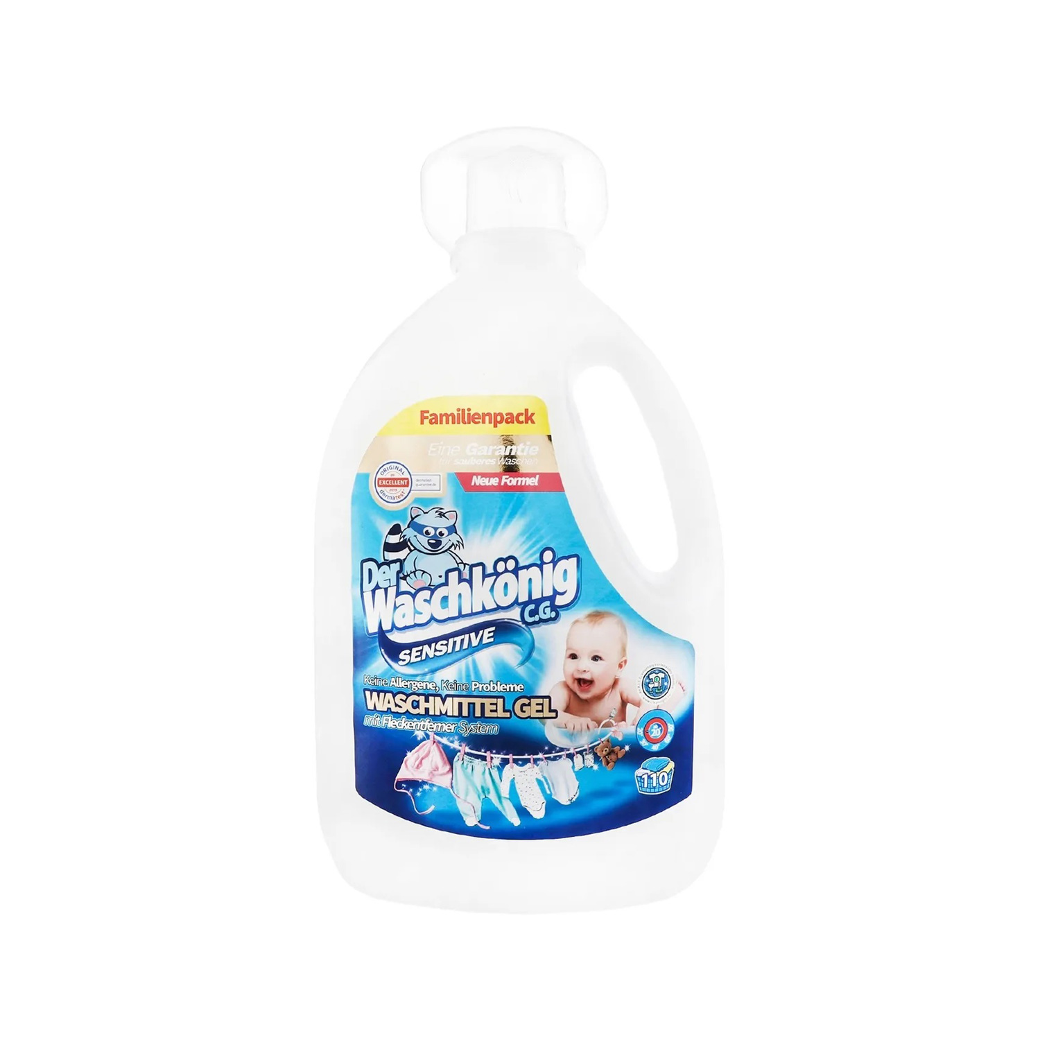 Уцінка! Дитячий рідкий засіб для прання Der Waschkonig Sensetive, 110 циклів прання, 3.305 л
Уцінка! Дитячий рідкий засіб для прання Der Waschkonig Sensetive, 110 циклів прання, 3.305 л