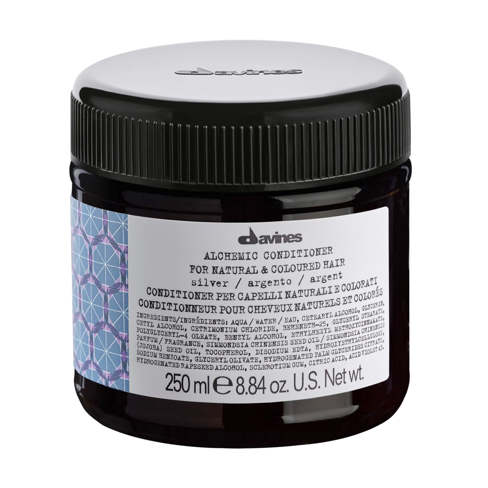 Відтінковий кондиціонер Davines Alchemic Conditioner Silver для натурального та фарбованого волосся, 250 мл
Відтінковий кондиціонер Davines Alchemic Conditioner Silver для натурального та фарбованого волосся, 250 мл