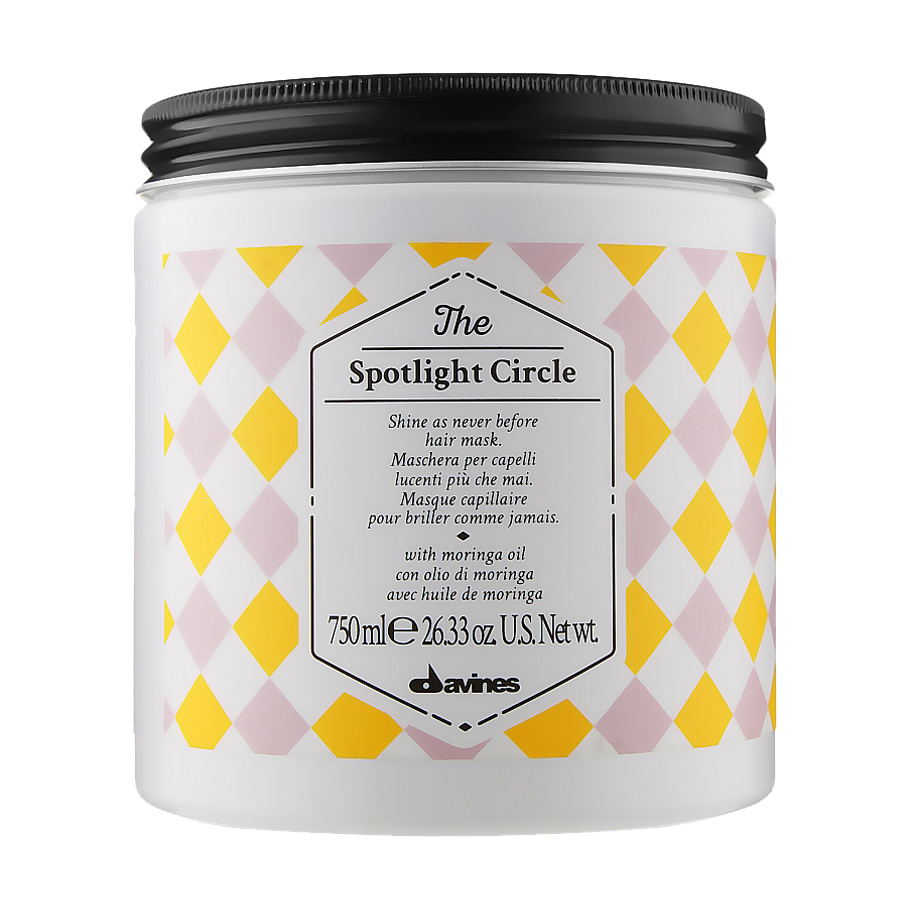 Маска Davines The Spotlight Circle Hair Mask для максимального блиску волосся, 750 мл
Маска Davines The Spotlight Circle Hair Mask для максимального блиску волосся, 750 мл