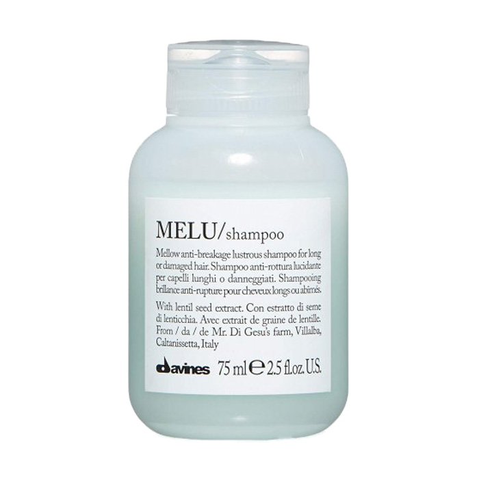 Безсульфатний шампунь Davines Melu Shampoo проти ламкості для довгого або пошкодженого волосся, 75 мл
Безсульфатний шампунь Davines Melu Shampoo проти ламкості для довгого або пошкодженого волосся, 75 мл