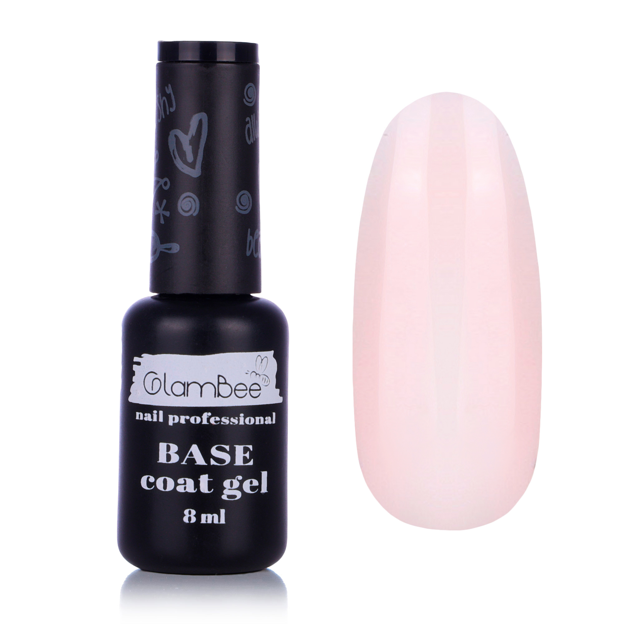 Базове покриття для гель-лаку GlamBee Base Coat Gel Rose, 8 мл
Базове покриття для гель-лаку GlamBee Base Coat Gel Rose, 8 мл