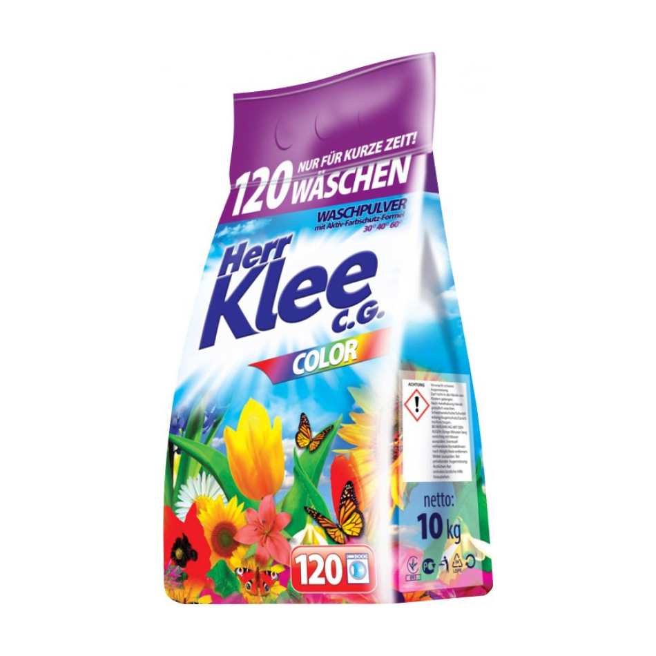 Уцінка! Пральний порошок Herr Klee Сolor, 120 циклів прання, 10 кг
Уцінка! Пральний порошок Herr Klee Сolor, 120 циклів прання, 10 кг