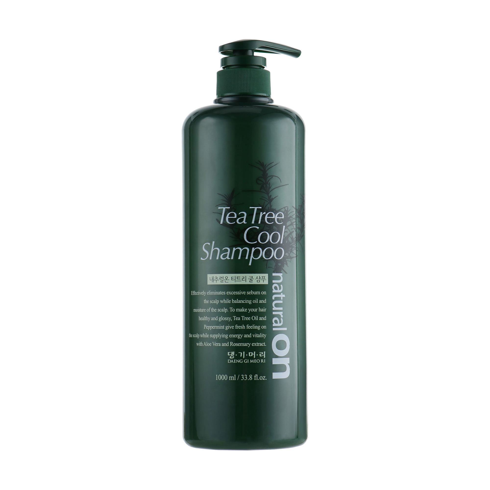 Охолоджувальний шампунь для волосся Daeng Gi Meo Ri Naturalon Tea Tree Cool Shampoo на основі чайного дерева, 1 л
Охолоджувальний шампунь для волосся Daeng Gi Meo Ri Naturalon Tea Tree Cool Shampoo на основі чайного дерева, 1 л