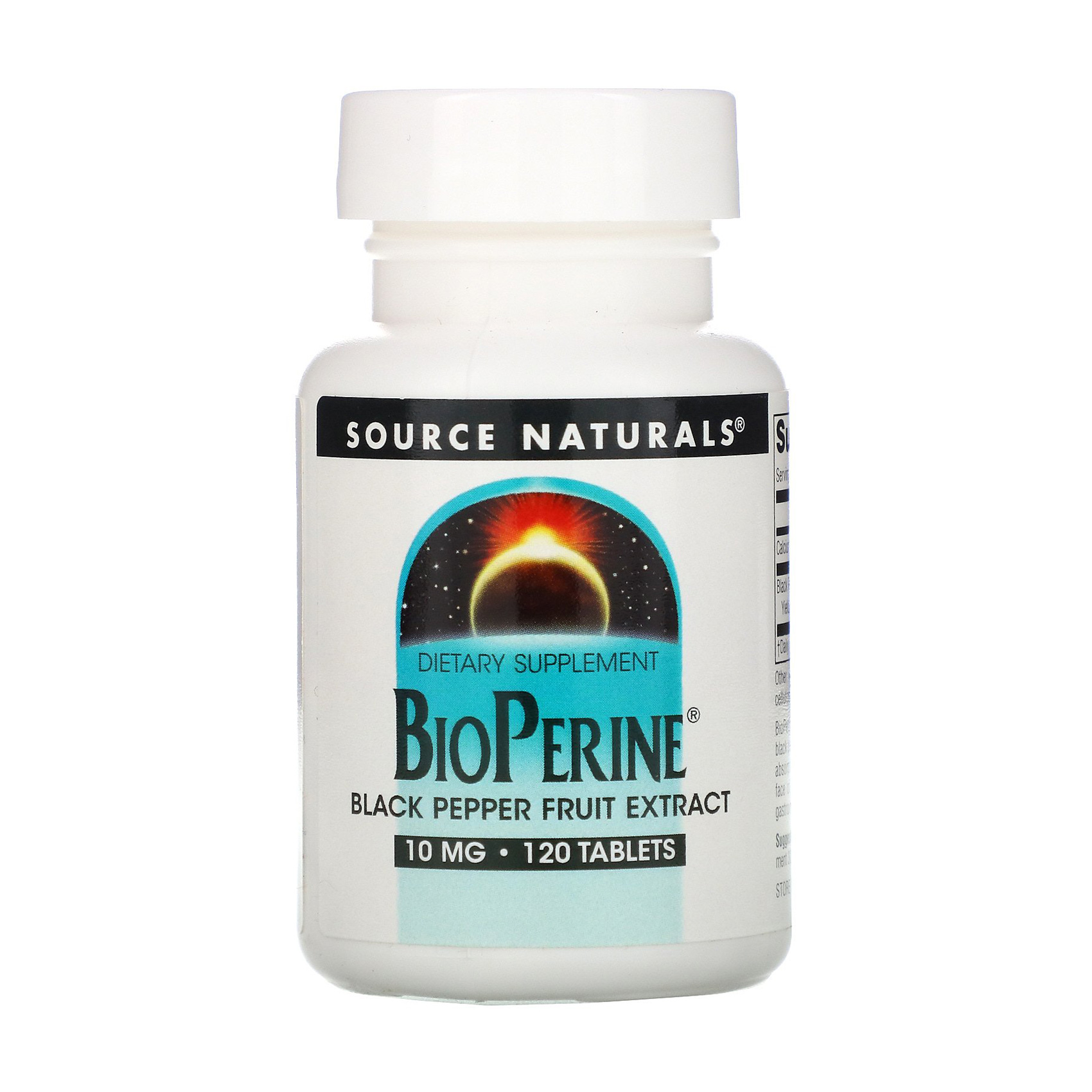 Біоперин Source Naturals Bioperine 10 мг, 120 таблеток
Біоперин Source Naturals Bioperine 10 мг, 120 таблеток