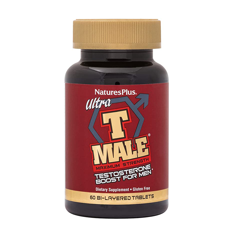Підсилювач тестостерону для чоловіків NaturesPlus Ultra T Male, 60 таблеток 
Підсилювач тестостерону для чоловіків NaturesPlus Ultra T Male, 60 таблеток