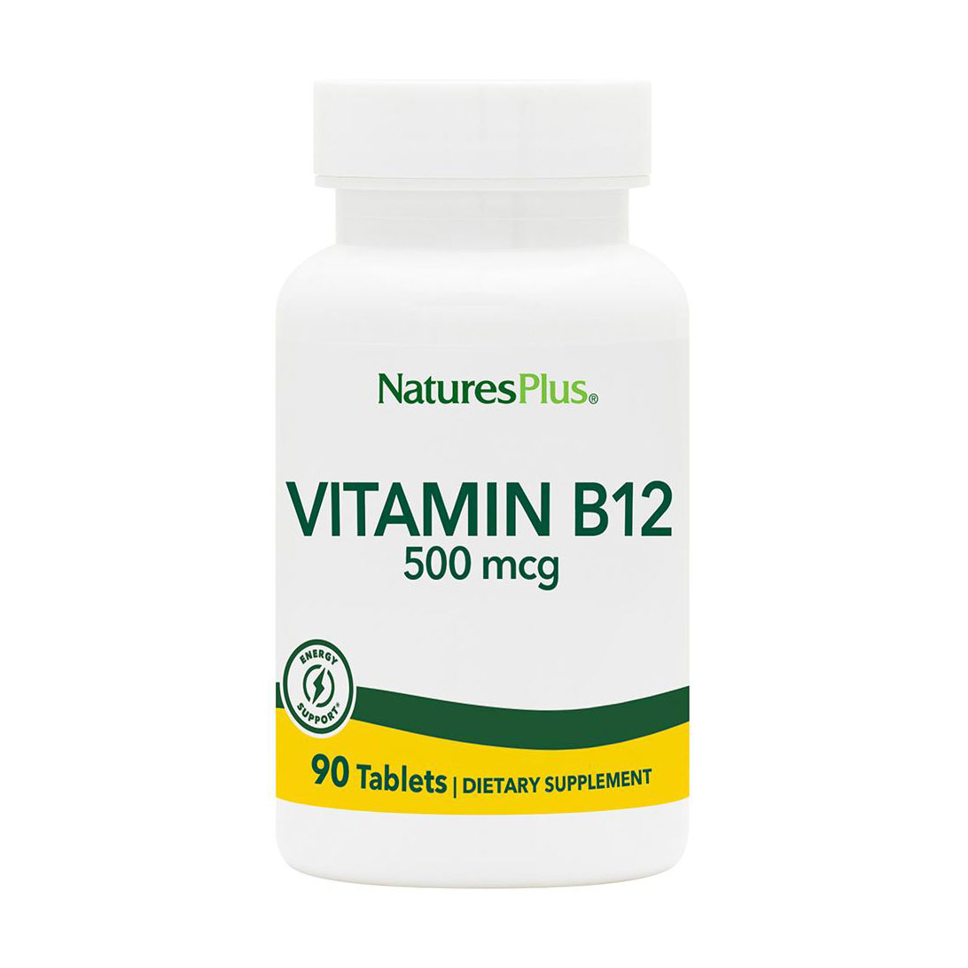 Вітамін B12 (Метилкобаламін) NaturesPlus Vitamin B12, 500 мкг, 90 таблеток
Вітамін B12 (Метилкобаламін) NaturesPlus Vitamin B12, 500 мкг, 90 таблеток