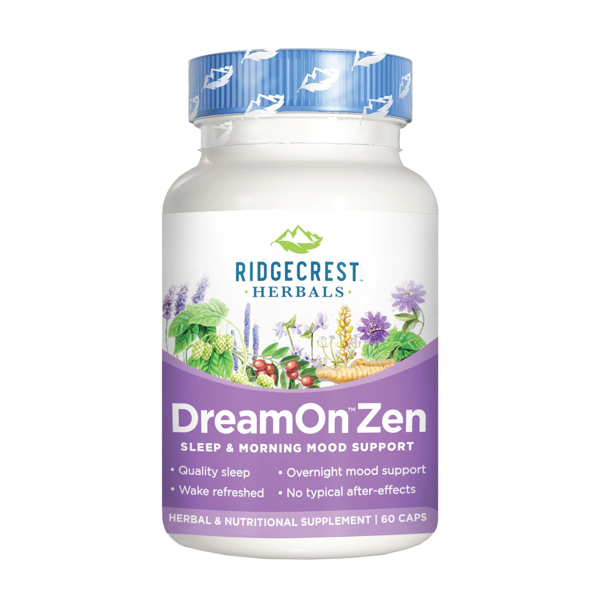 Комплекс проти стресу Ridgecrest Herbals DreamOn Zen, 60 капсул
Комплекс проти стресу Ridgecrest Herbals DreamOn Zen, 60 капсул