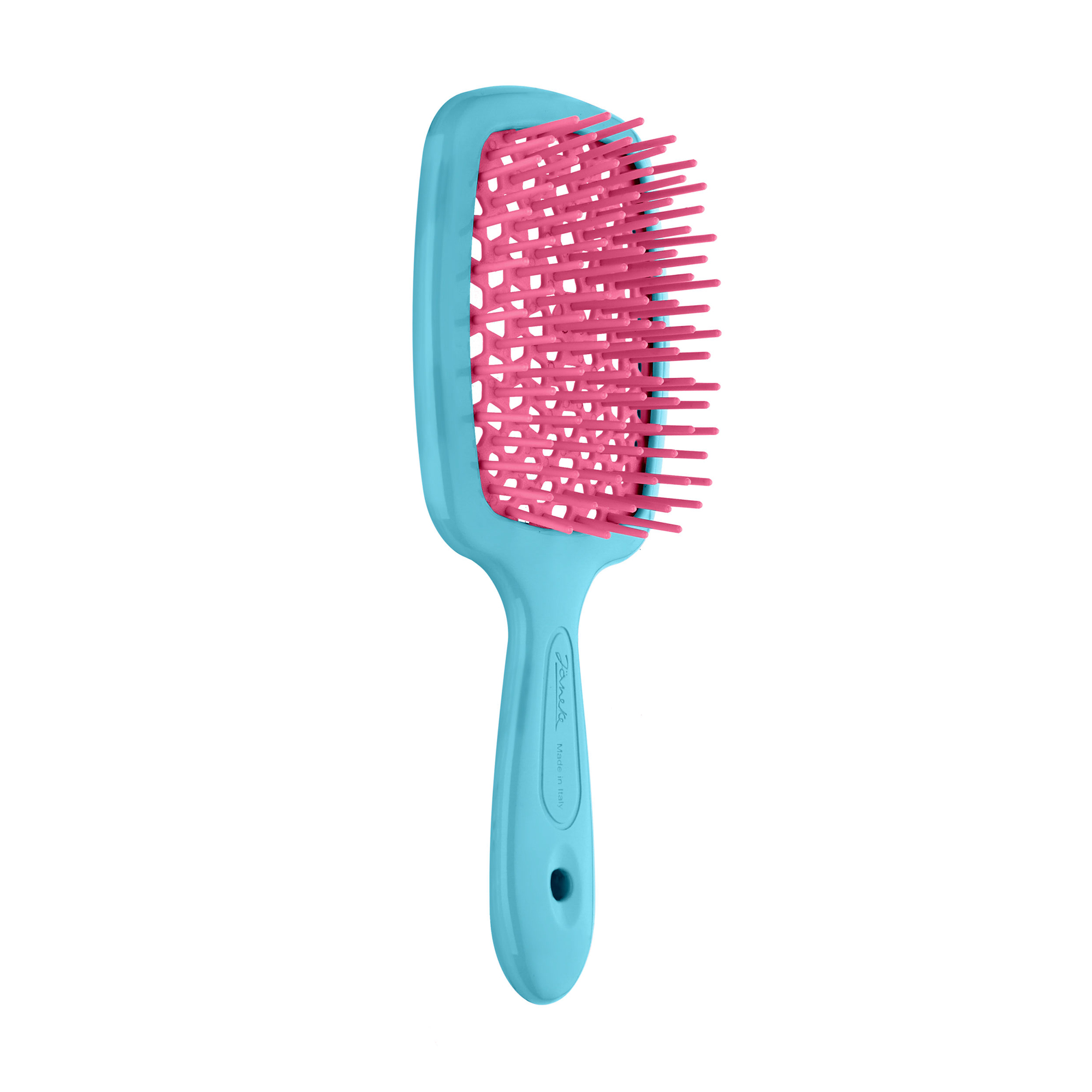 Гребінець для волосся Janeke Small Superbrush 1830 The Original Italian Patent Бірюзовий та рожевий
Гребінець для волосся Janeke Small Superbrush 1830 The Original Italian Patent Бірюзовий та рожевий